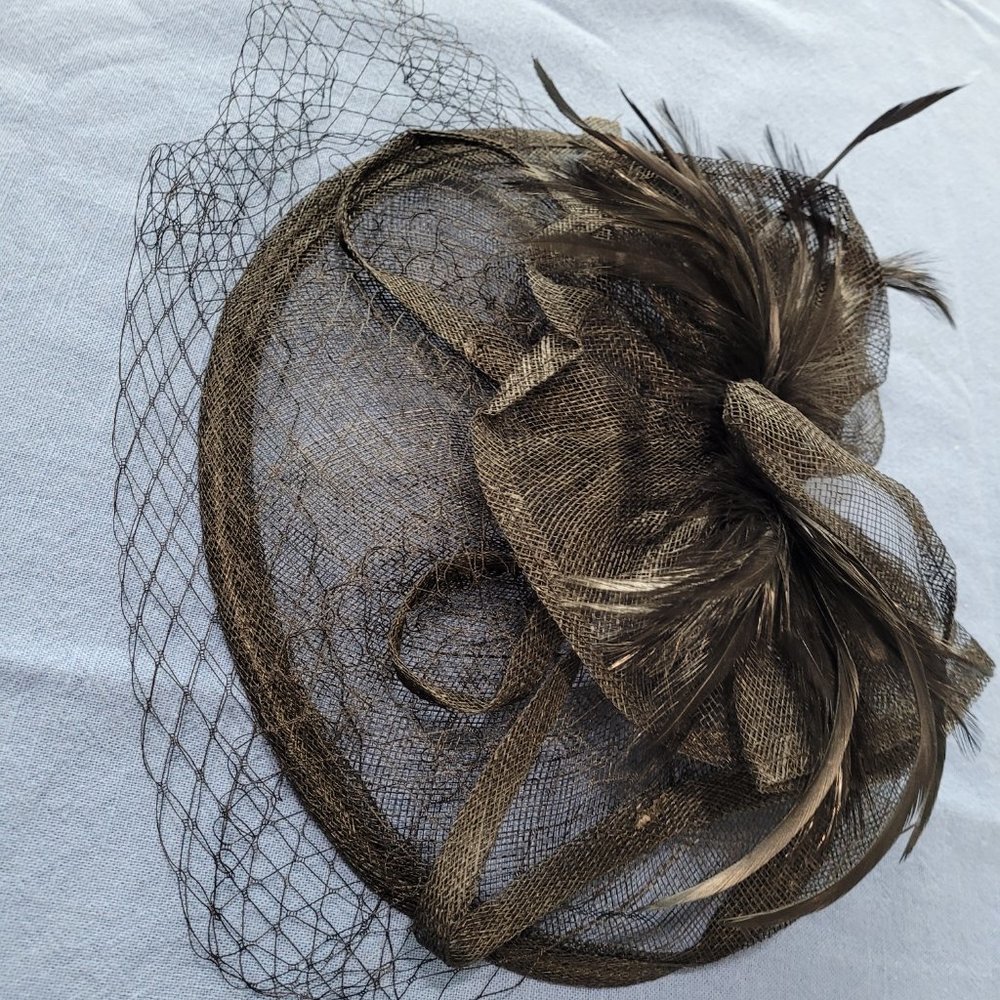 Fascinator Hat with Hair Clip 1920s